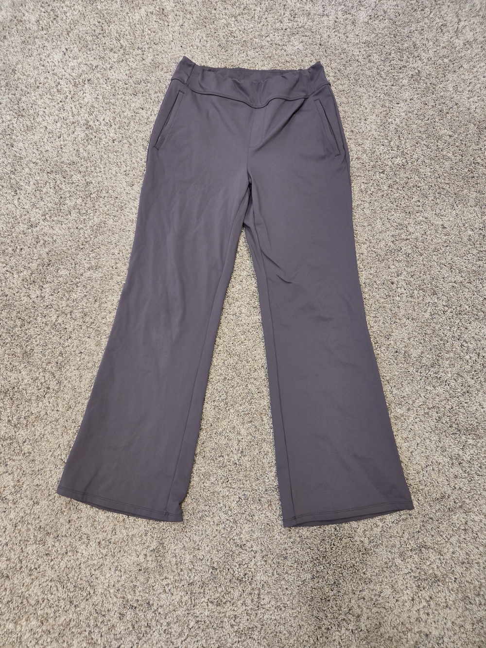 HALARA Women’s Wide-Leg Pants in Charcoal-Large Tall